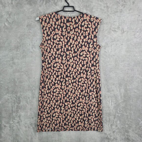 Womens Apt 9 Leopard Print Sleeveless Dress Polyester Blend Stetch Size XL - Picture 5 of 8